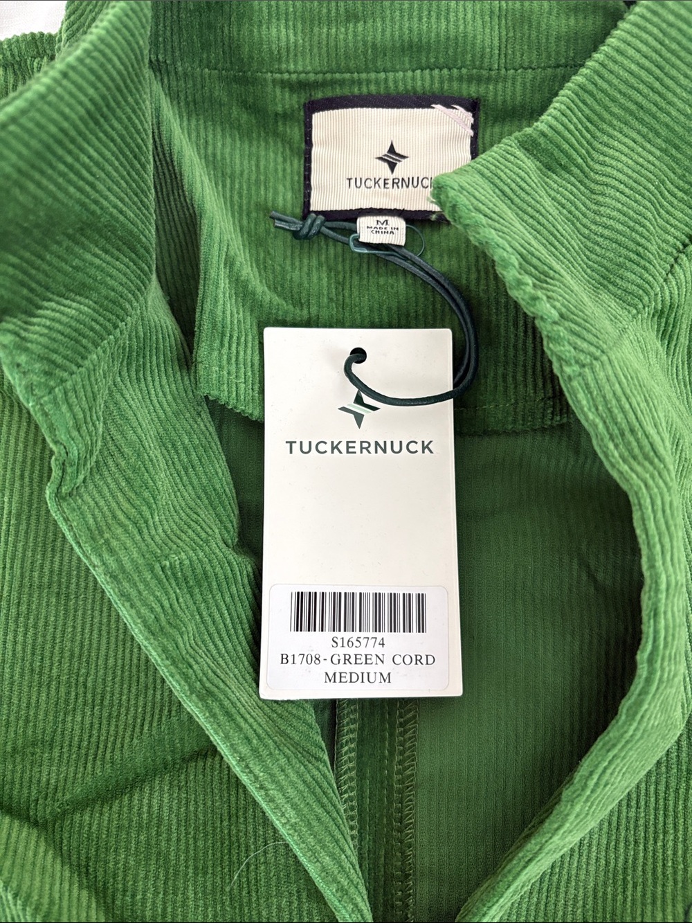 Tuckernuck Green Corduroy Tunic Dress - Picture 2 of 2